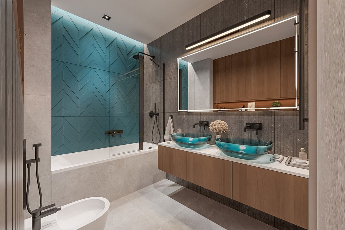 House Plan with 1-Car Front Entry Garage and 3 Bedrooms