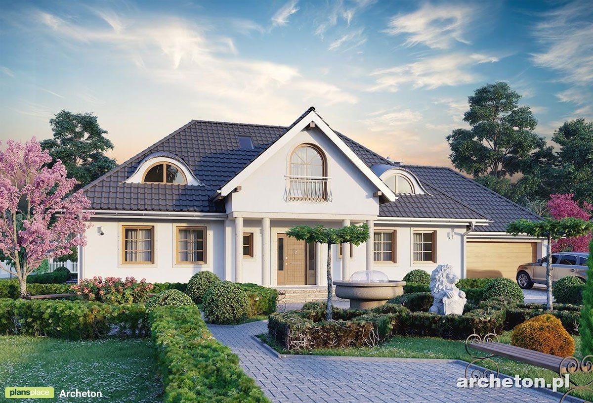 2300 Sq Ft House Plan with Attached Garage and Open to Below