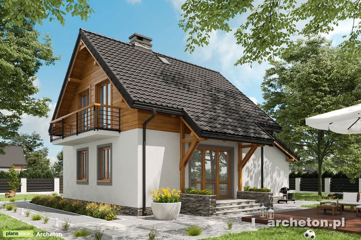 Simple House Plan with 3 Bedrooms and Attached Garage