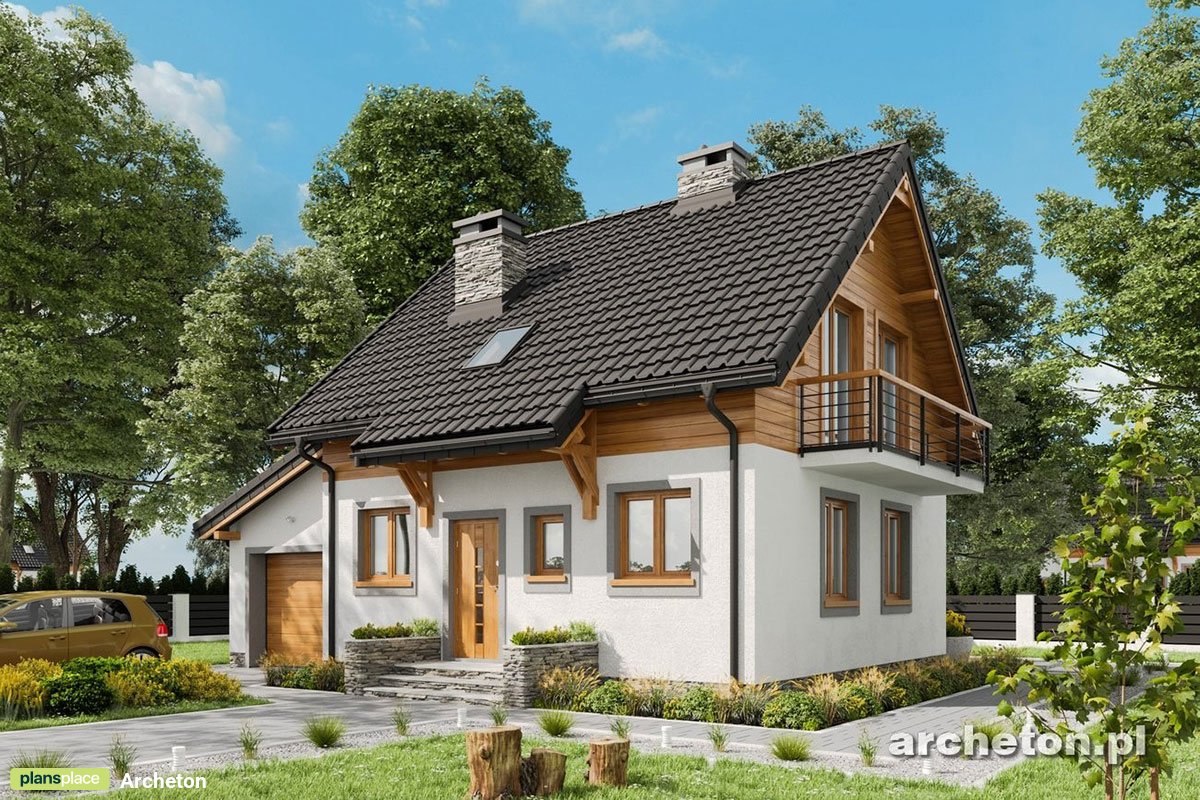 Simple House Plan with 3 Bedrooms and Attached Garage