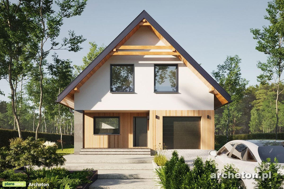Two Story Home Plan with Upstairs Laundry Room