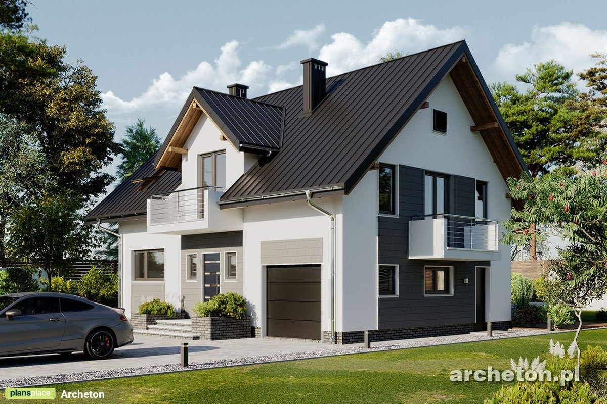 1.5-Story House Plan with 3 Bedrooms and Home Office