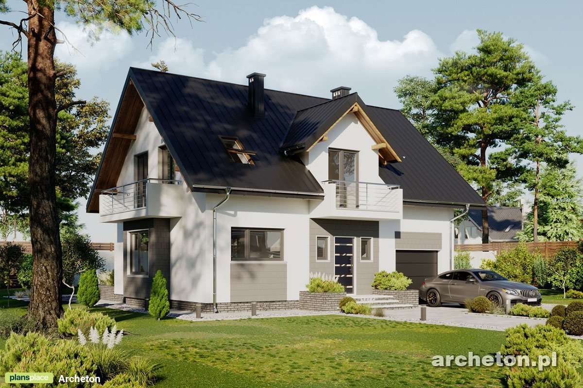 1.5-Story House Plan with 3 Bedrooms and Home Office