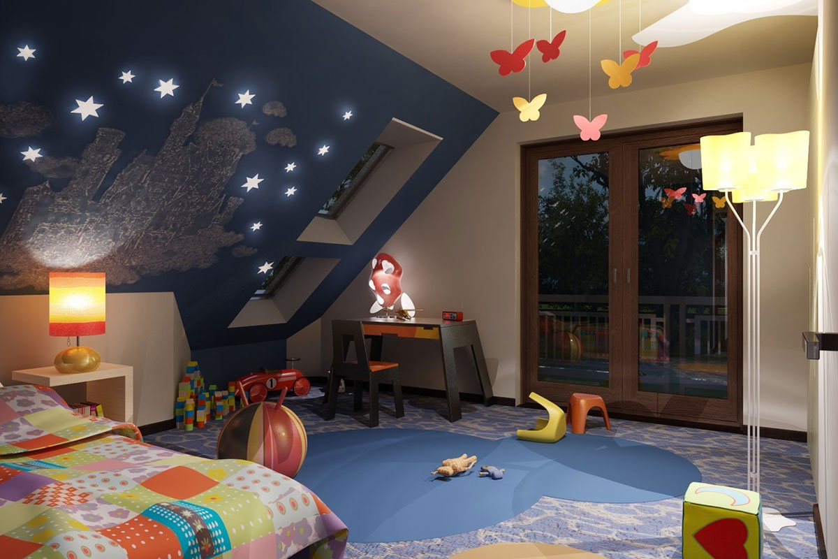 Namo projektas su mansarda 230 m²: 5 Miegamieji, 3 Vonios, Garažas