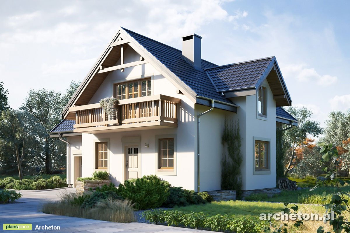 Namo projektas su mansarda + rūsiu 201 m²: 4 Miegamieji, 2 Vonios, Garažas