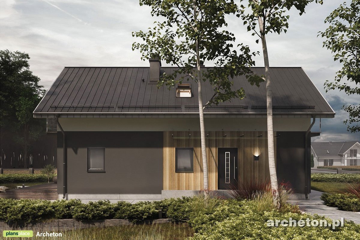 Namo projektas su mansarda 111 m²: 4 Miegamieji, 2 Vonios, Atvira virtuvė, be Garažo