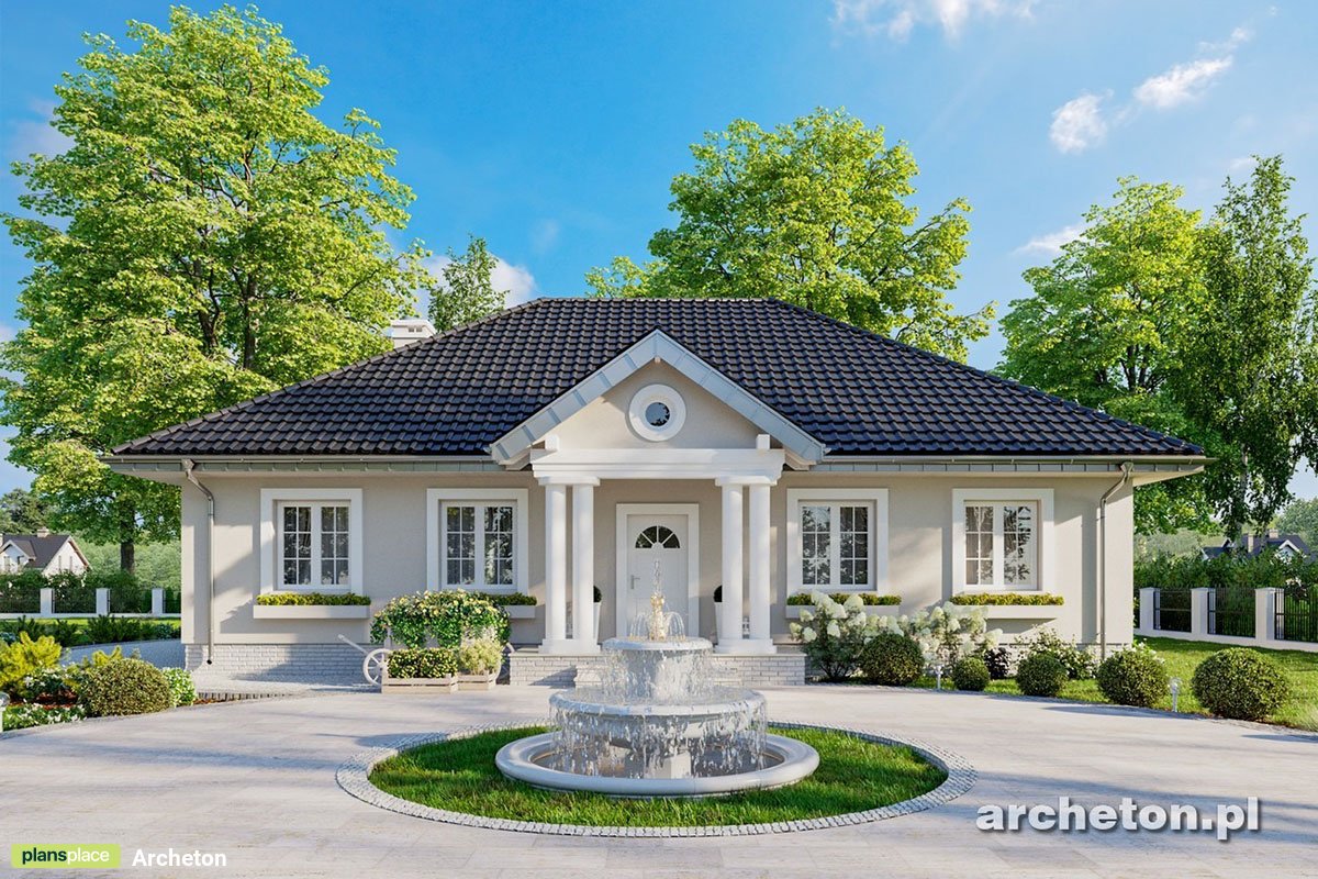 1400 Sq Ft Simple House Plan with Butler Walk-in Pantry