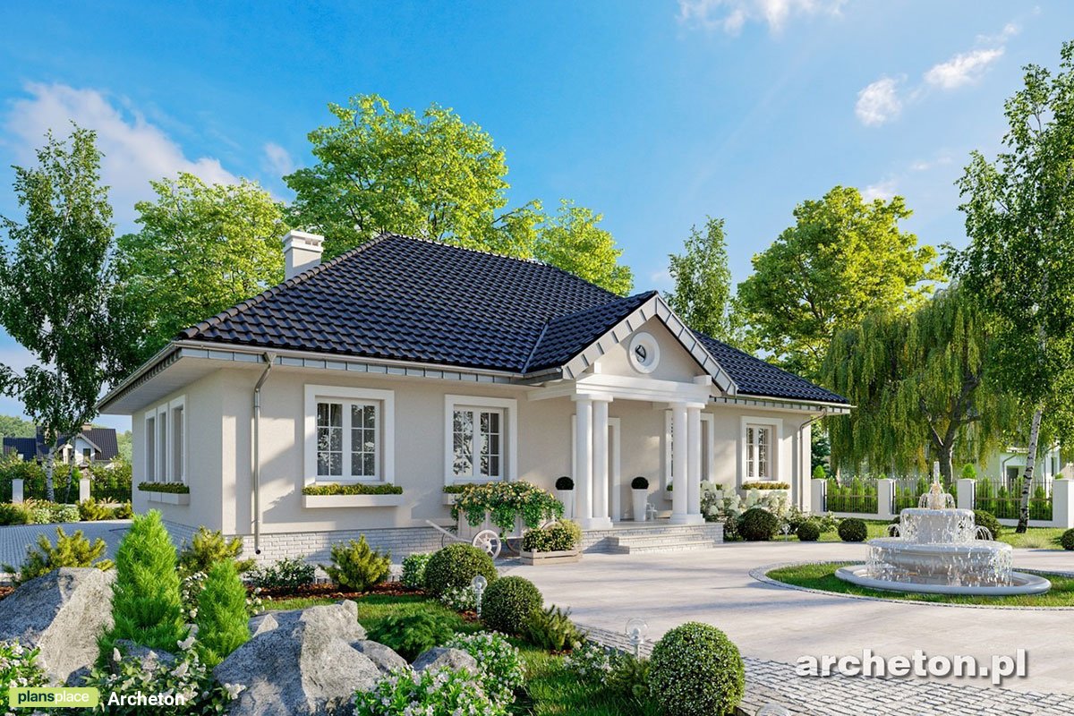 1400 Sq Ft Simple House Plan with Butler Walk-in Pantry