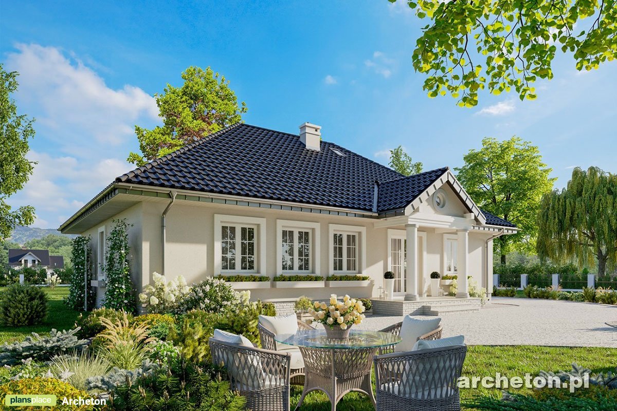 1400 Sq Ft Simple House Plan with Butler Walk-in Pantry