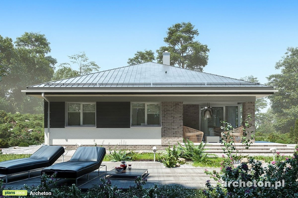 One-Story House Plan with Rear & Front Covered Porches