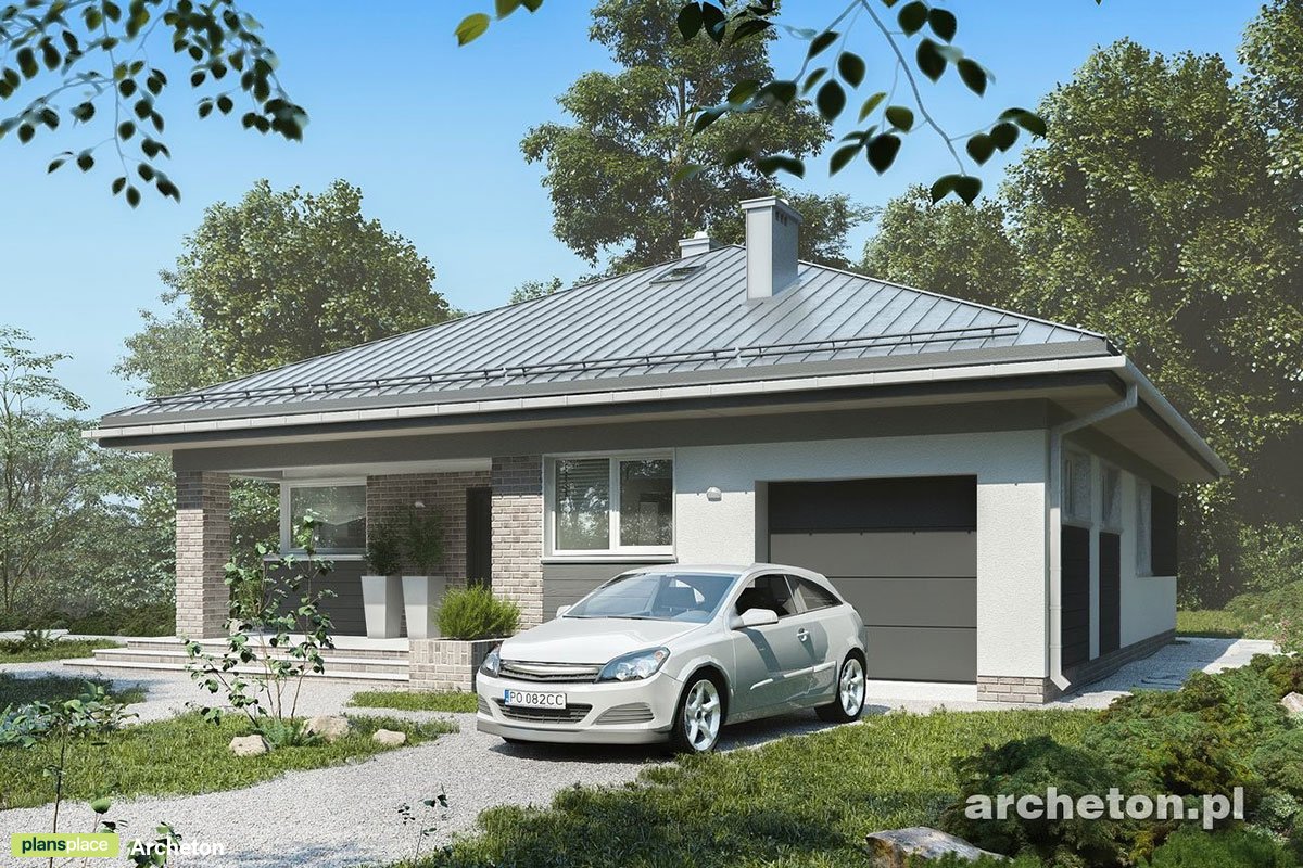 One-Story House Plan with Rear & Front Covered Porches