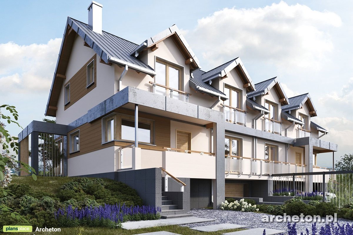 Namo projektas su mansarda + rūsiu 210 m²: 5 Miegamieji, 2 Vonios, Atvira virtuvė, Garažas