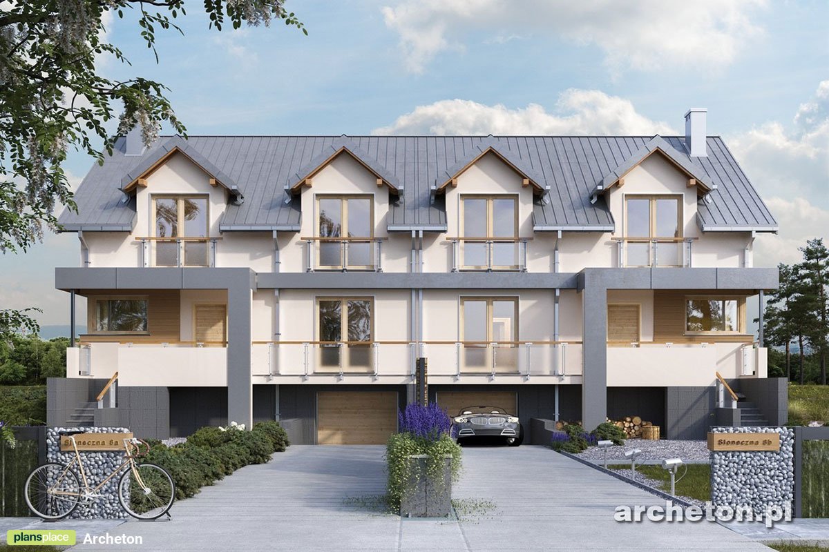 Namo projektas su mansarda + rūsiu 210 m²: 5 Miegamieji, 2 Vonios, Atvira virtuvė, Garažas