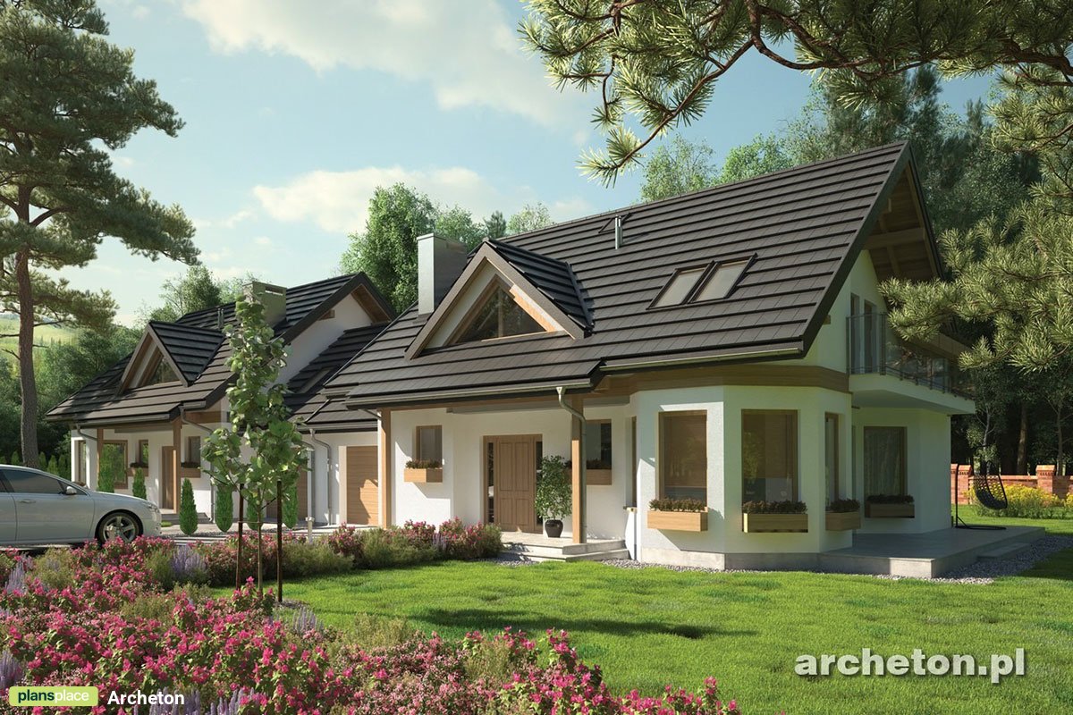 Duplex Plan with Bonus Room and Bay Window Breakfast Nook