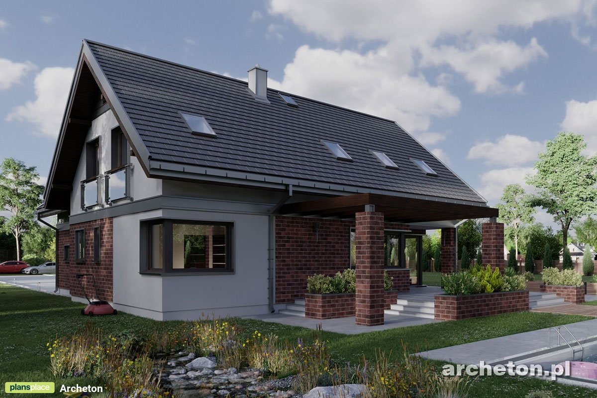 5-Bedroom, 2300 Sq Ft House Plan with Bonus Room above Garage