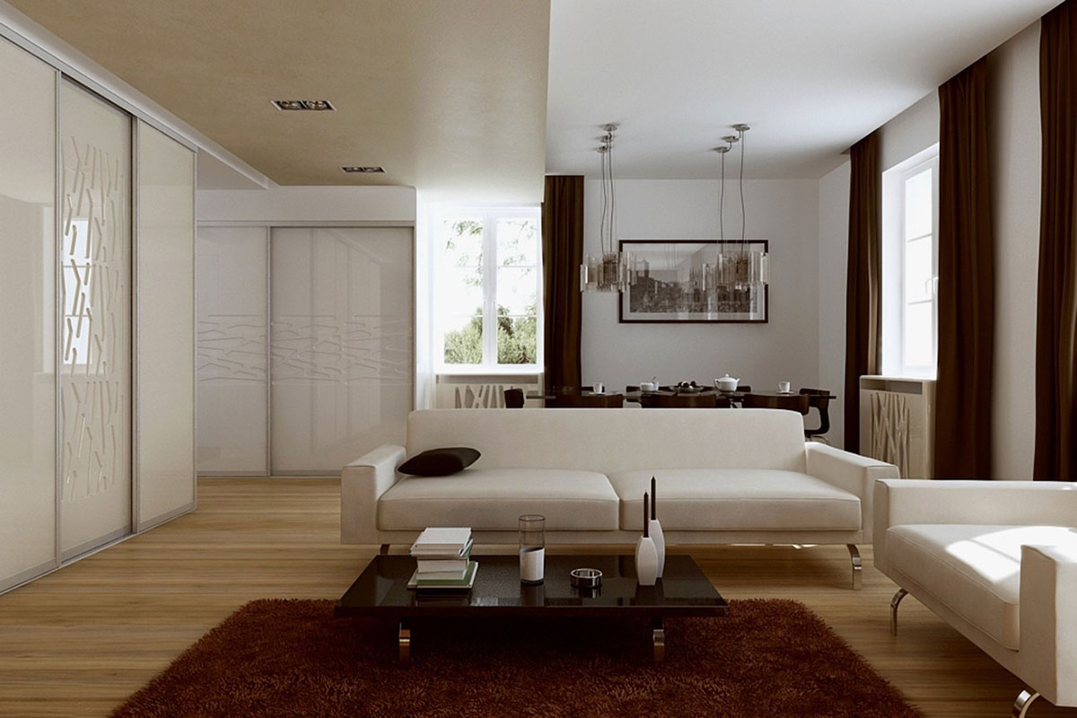 Vieno aukšto namo projektas 126 m²: 3 Miegamieji, Darbo kambarys, 2 Vonios, be Garažo