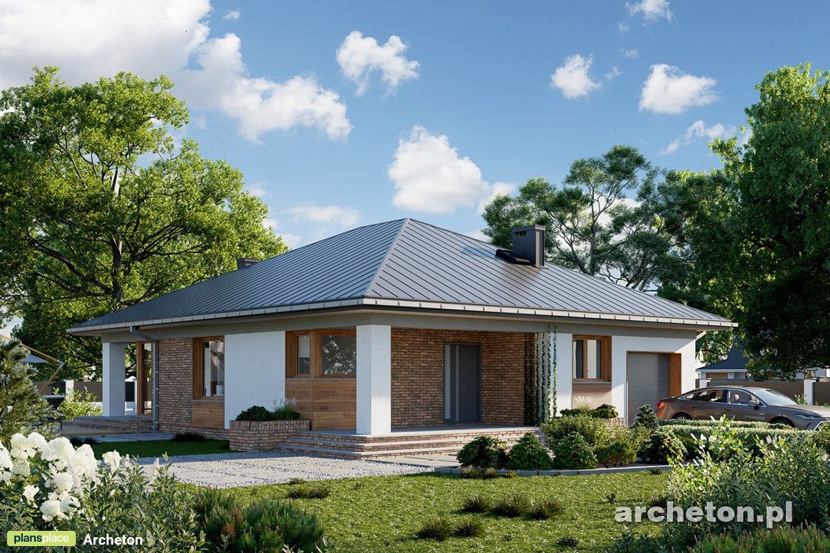 1-Story House Plan with 4 Bedrooms and Laundry