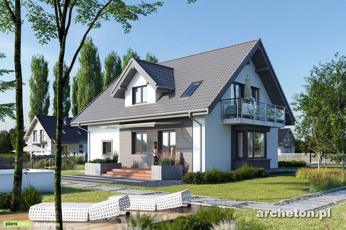 5-Bedroom 3-Bath House Plan with 1-Car Garage and Fireplace