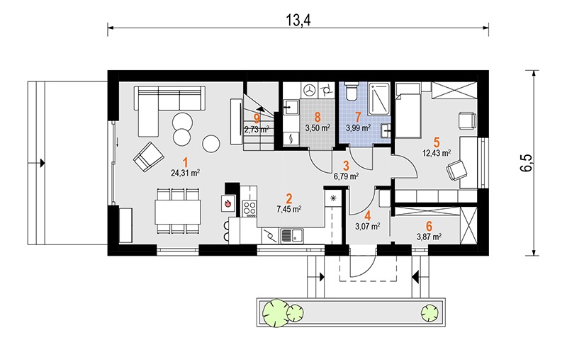 80943R - Pirmas Aukštas