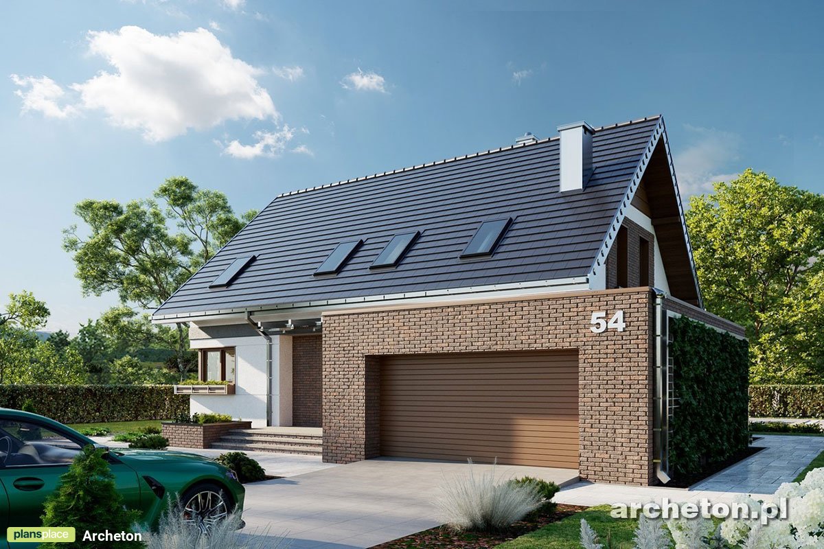 2000 Sq Ft House Plan with Rear Porch and 2-Car Garage