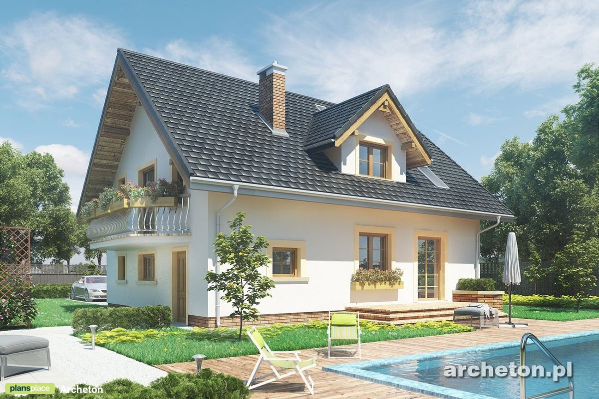 One Level House Plan with 1-Car Front Entry Garage and 5 Beds