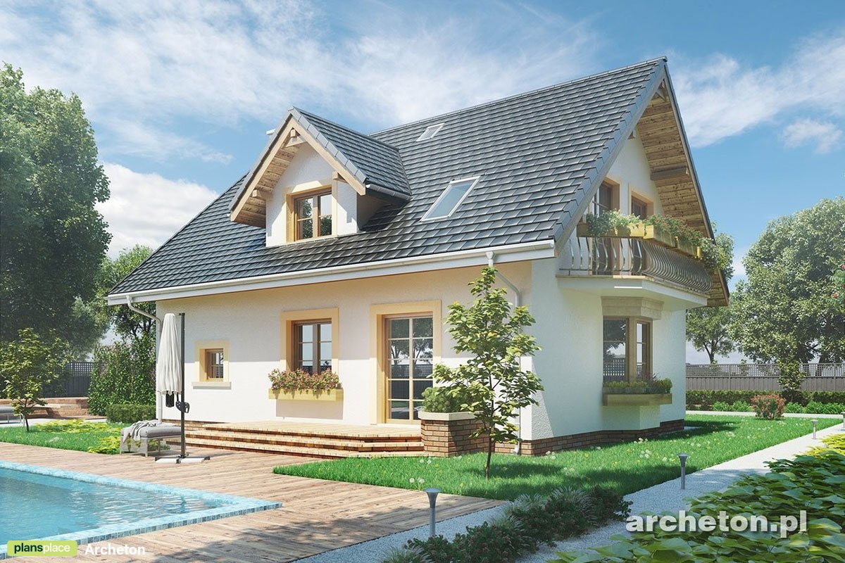 One Level House Plan with 1-Car Front Entry Garage and 5 Beds