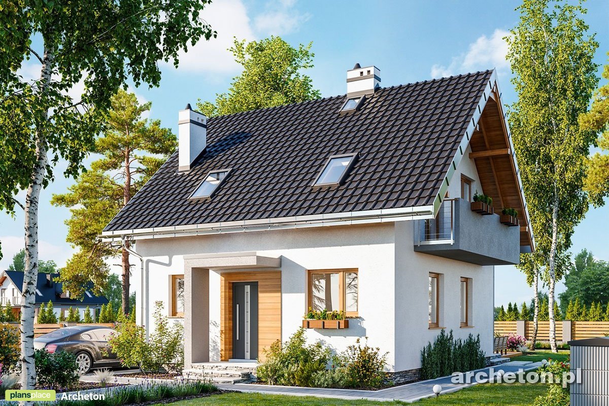 Simple House Plan with 3 Bedrooms and Full Rear Porch