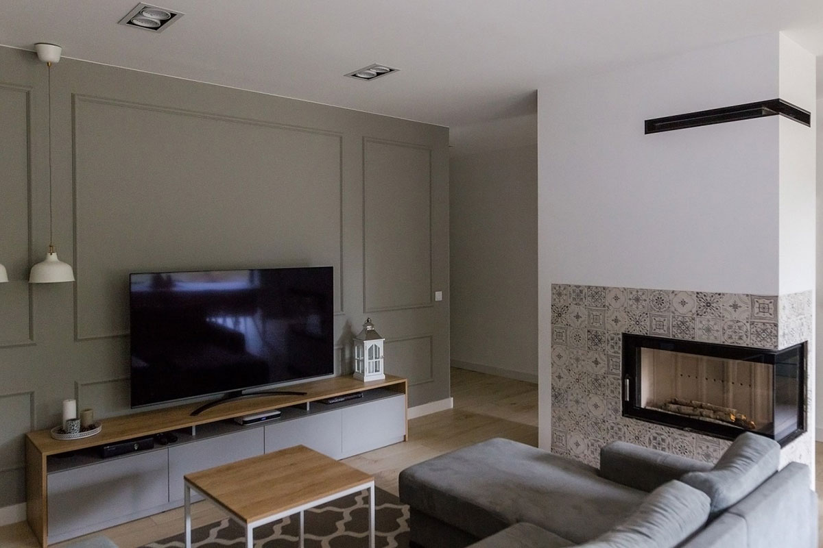 Vieno aukšto namo projektas 180 m²: 3 Miegamieji, Darbo kambarys, 2 Vonios, Atvira virtuvė, Garažas