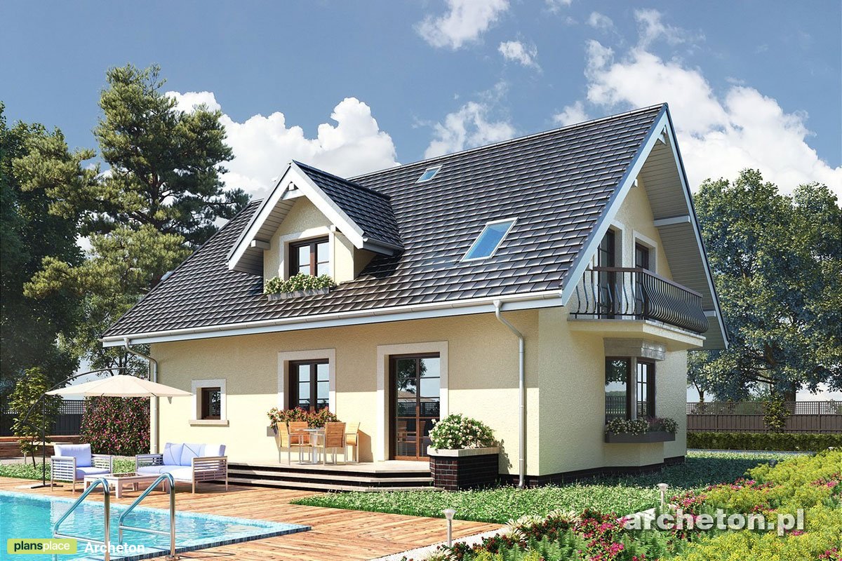 House Plan with Master Suite Upstairs with Private Balcony