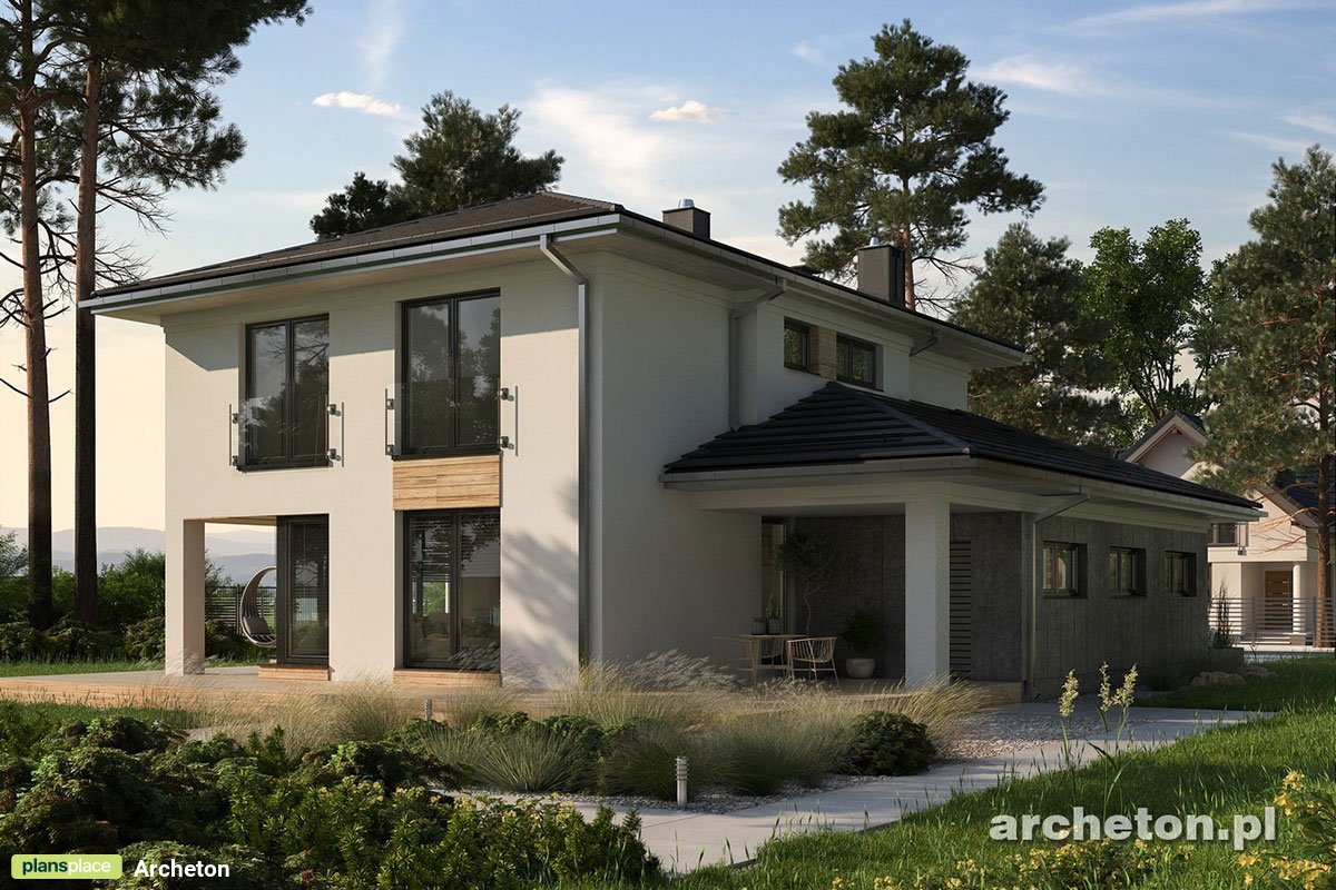 2-Story Home Plan with Fireplace in Large Family Room