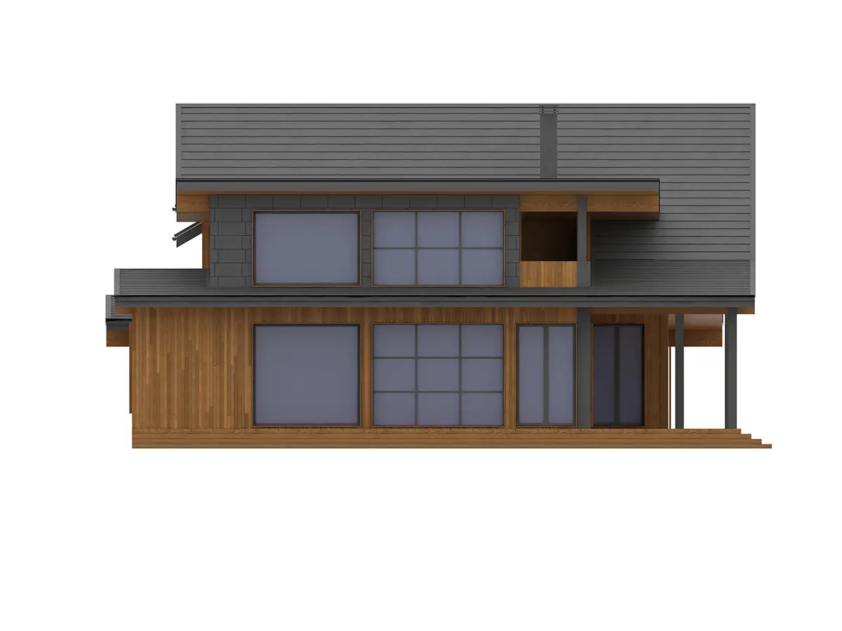 Namo projektas su mansarda 560 m²: 3 Miegamieji, 5 Vonios, be Garažo