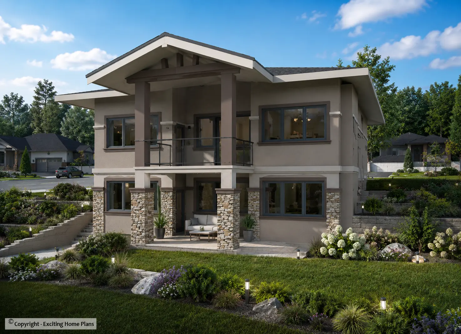 Vieno aukšto namo projektas + rūsiu 173 m²: 5 Miegamieji, 3 Vonios, Atvira virtuvė, Garažas