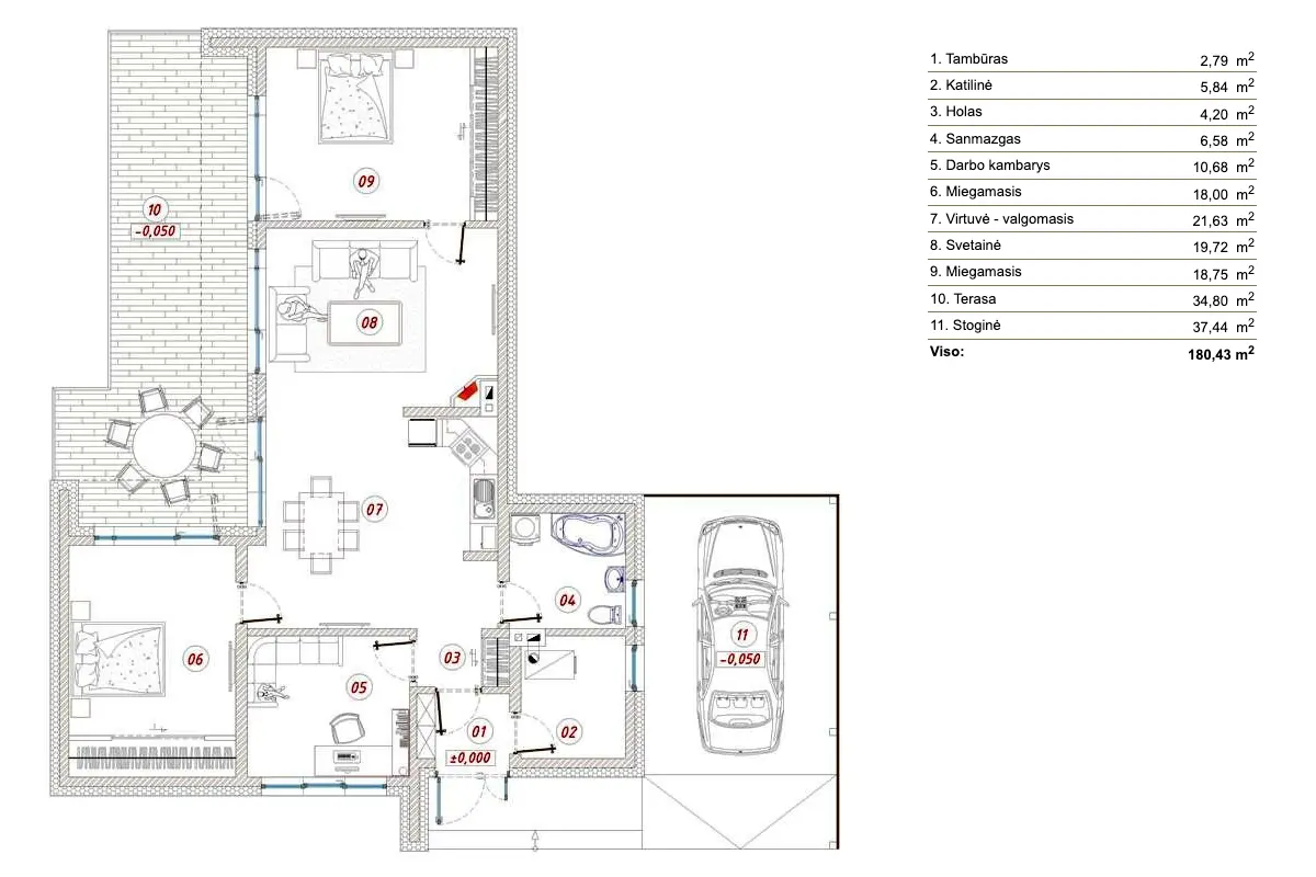 87479R - Pirmas Aukštas