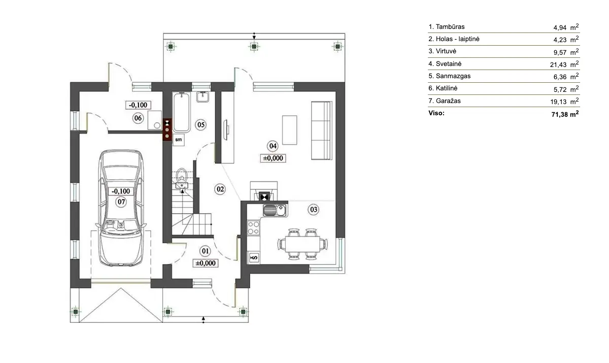 82072R - Pirmas Aukštas