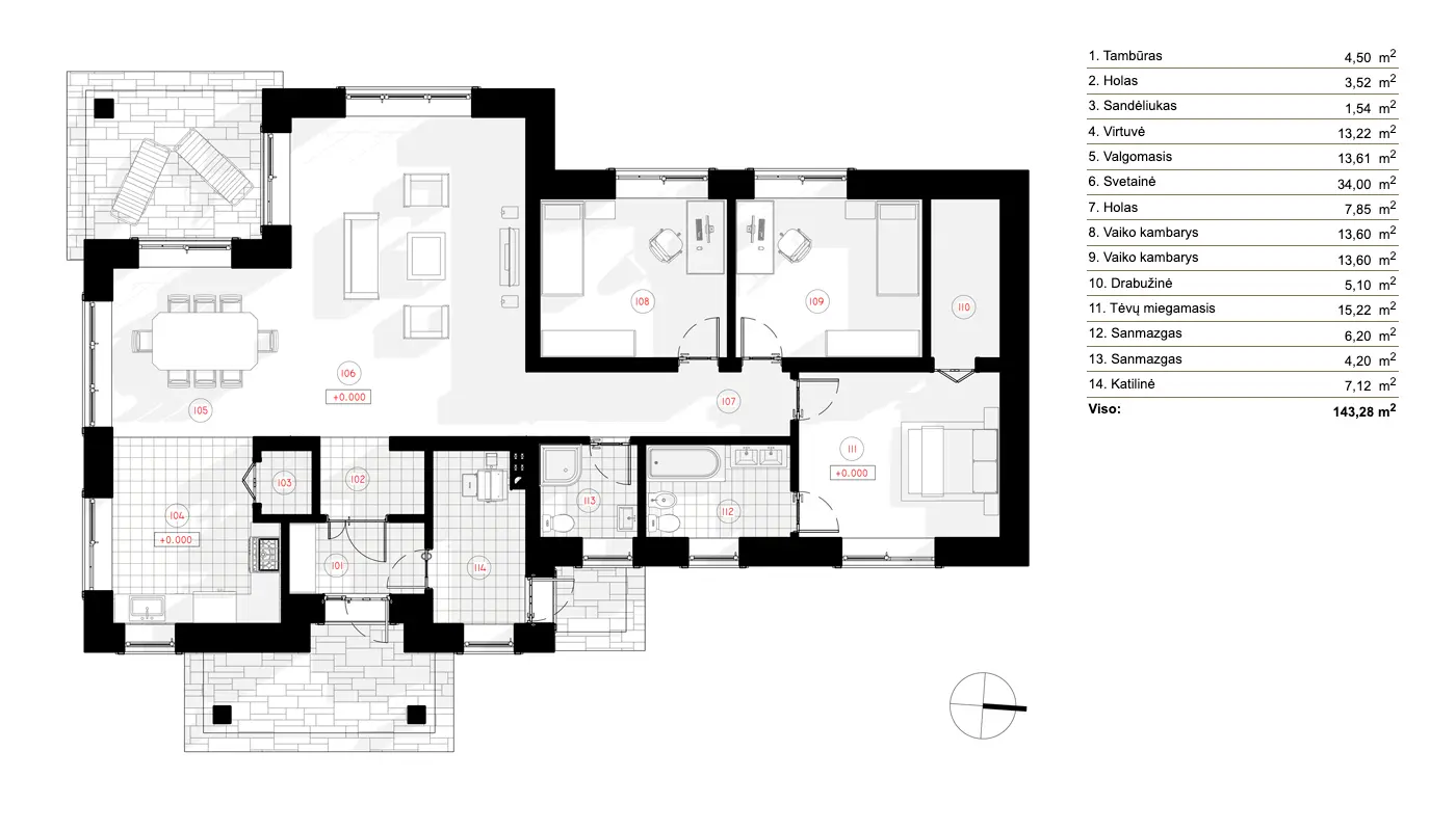 94462R - Pirmas Aukštas