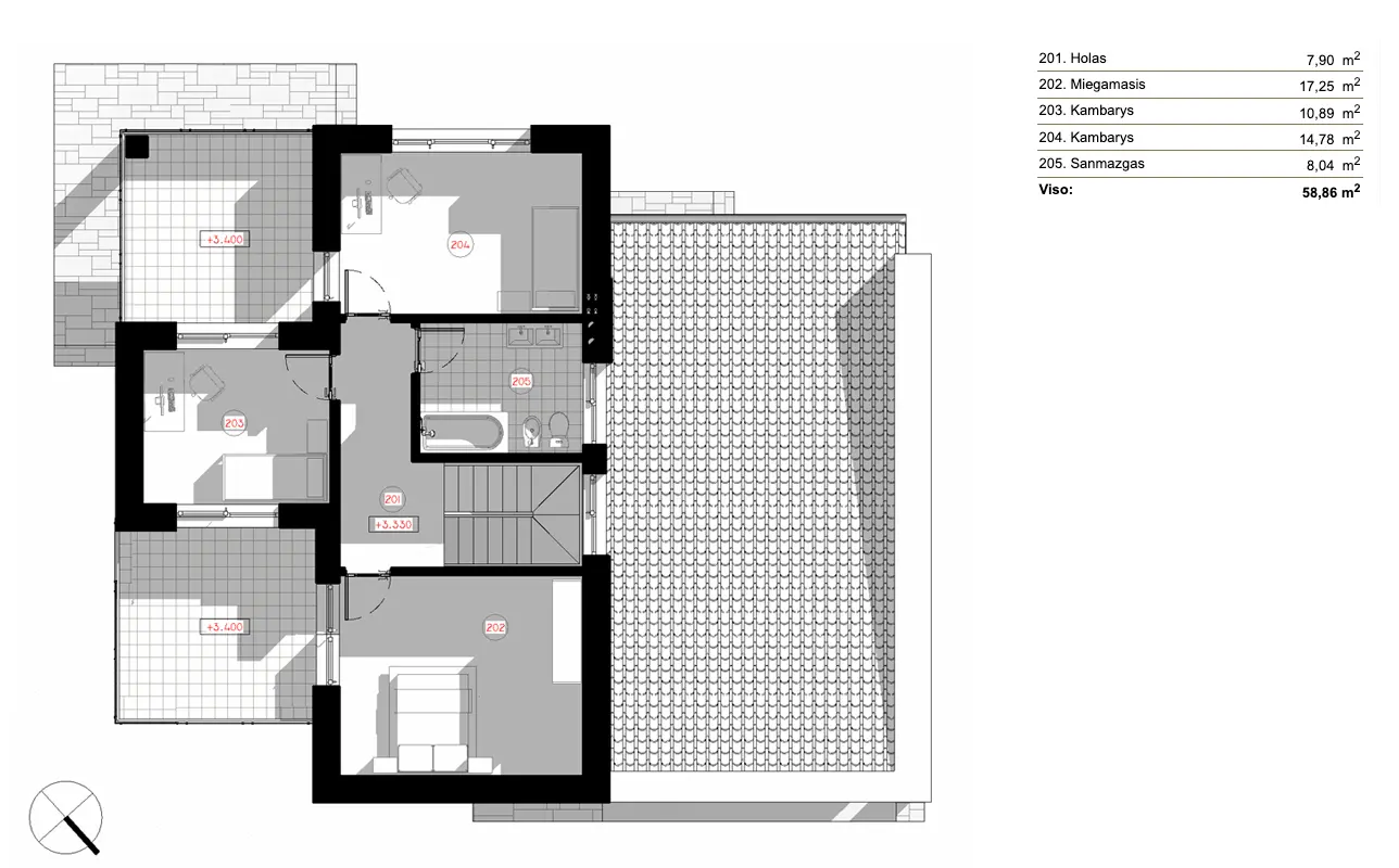 91452R - Antras Aukštas