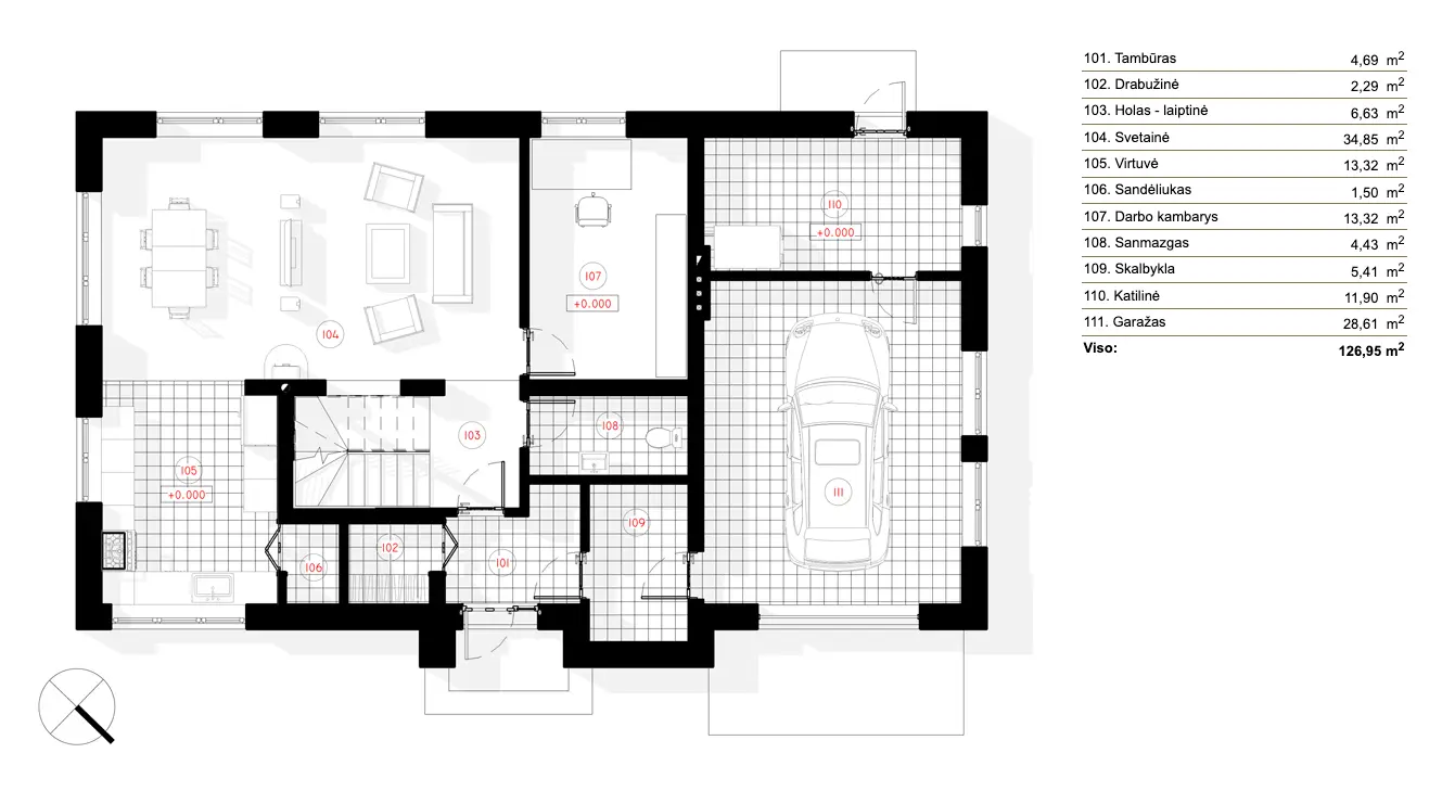 90888R - Pirmas Aukštas