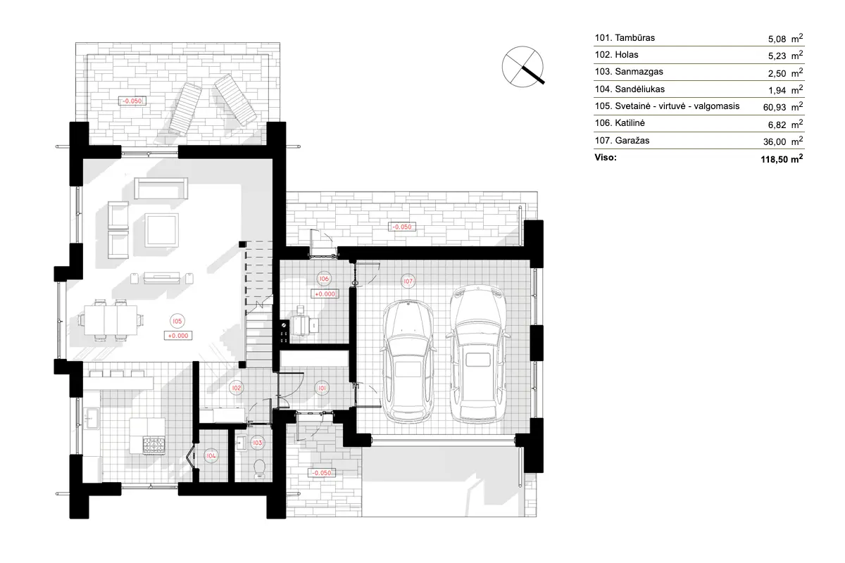 83682R - Pirmas Aukštas