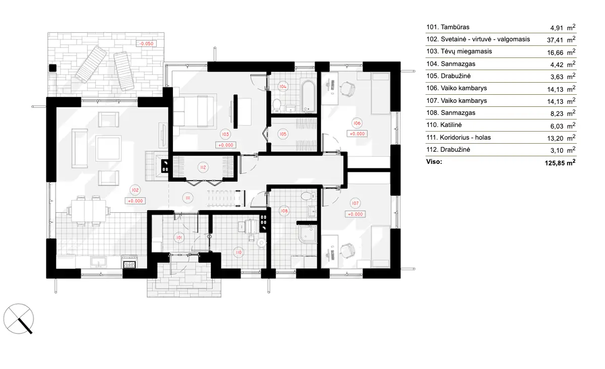 67348R - Pirmas Aukštas