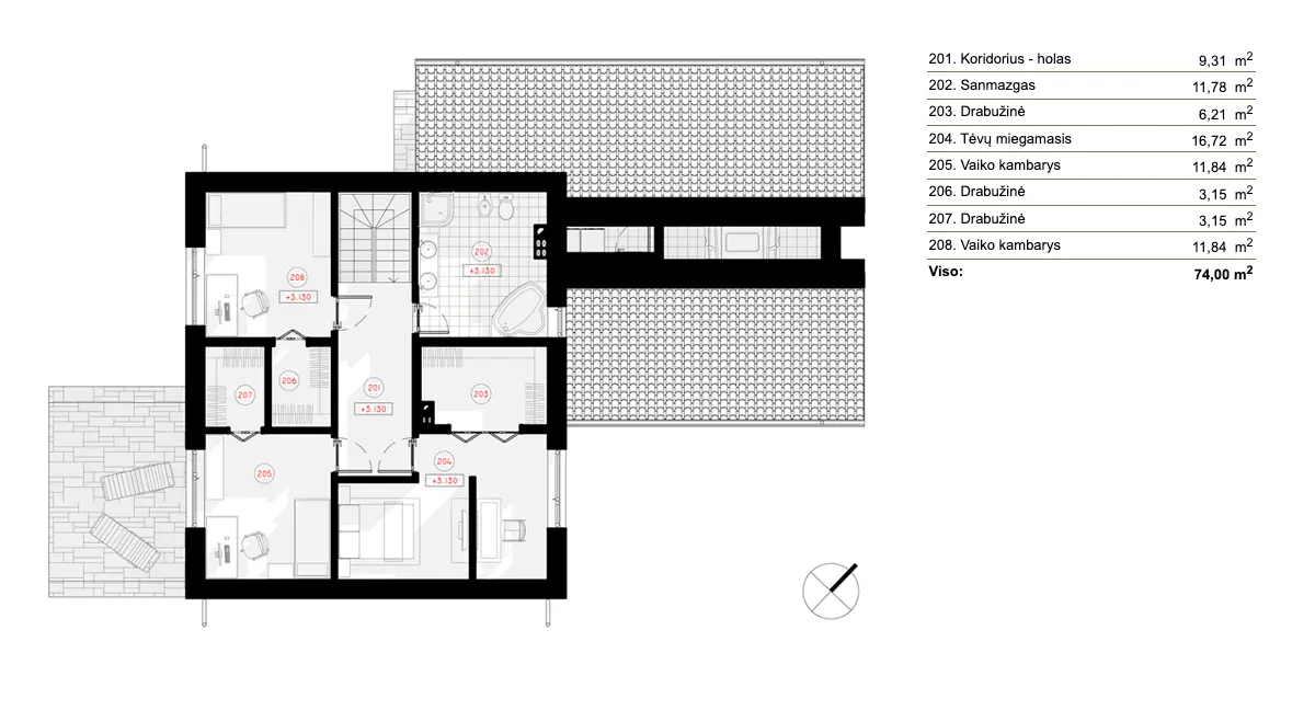 76013R - Antras Aukštas