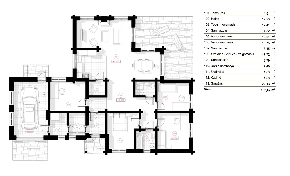 92129R - Pirmas Aukštas
