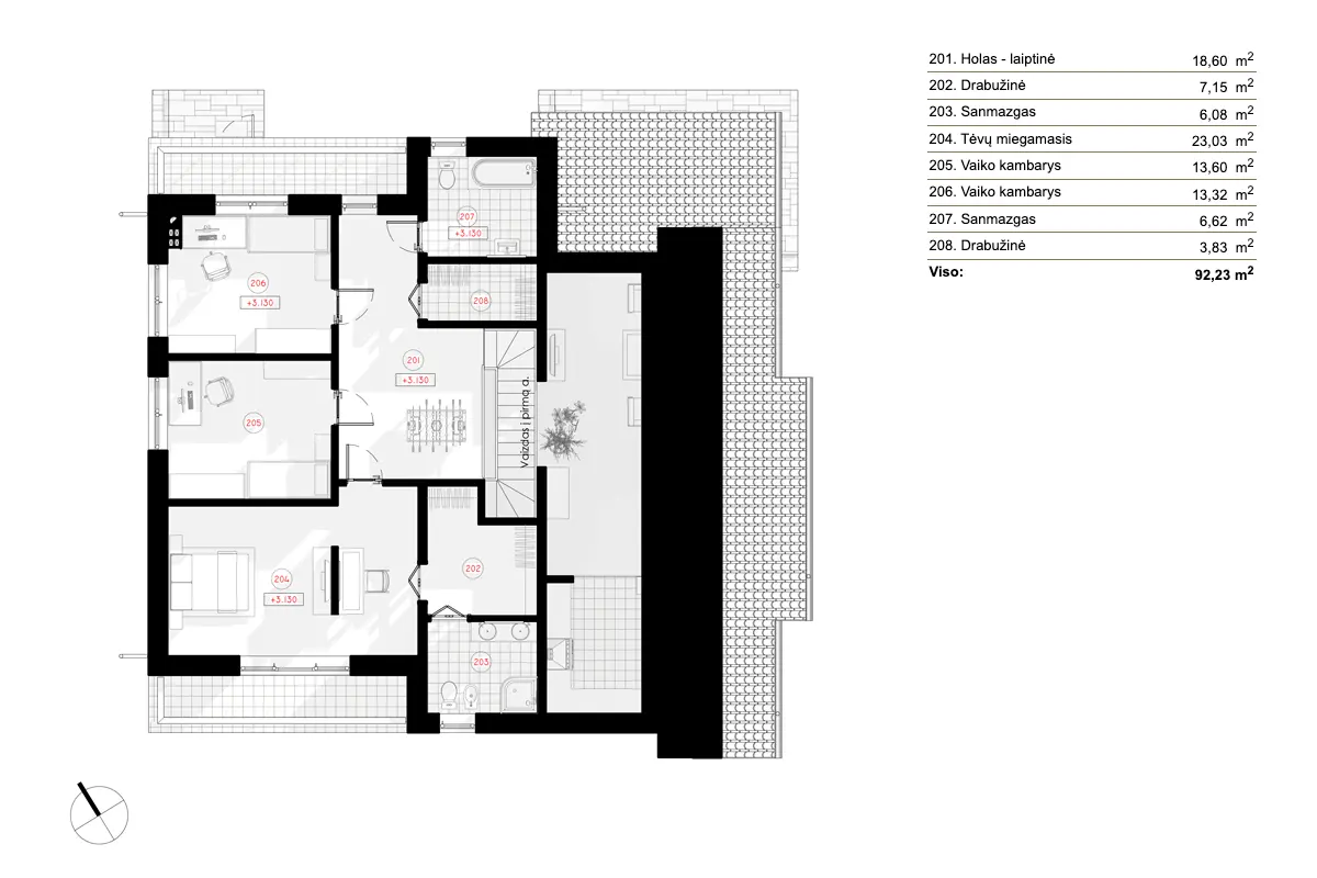 12222R - Antras Aukštas
