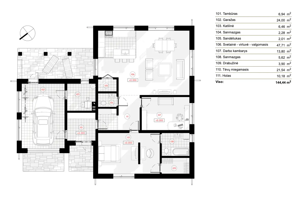 96363R - Pirmas Aukštas