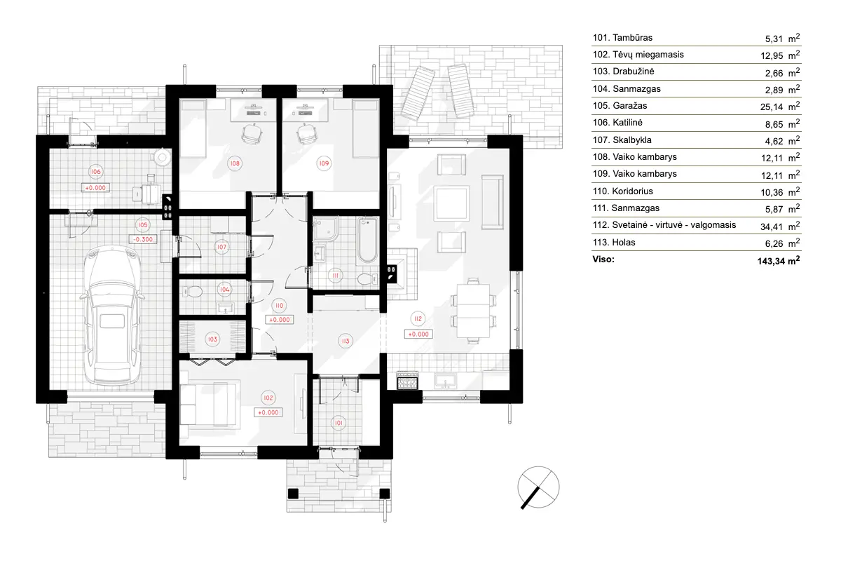 19533R - Pirmas Aukštas