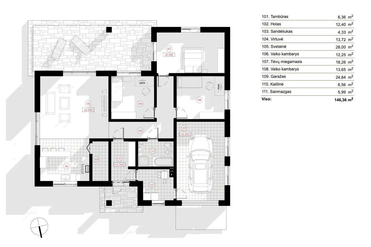 53687R - Pirmas Aukštas