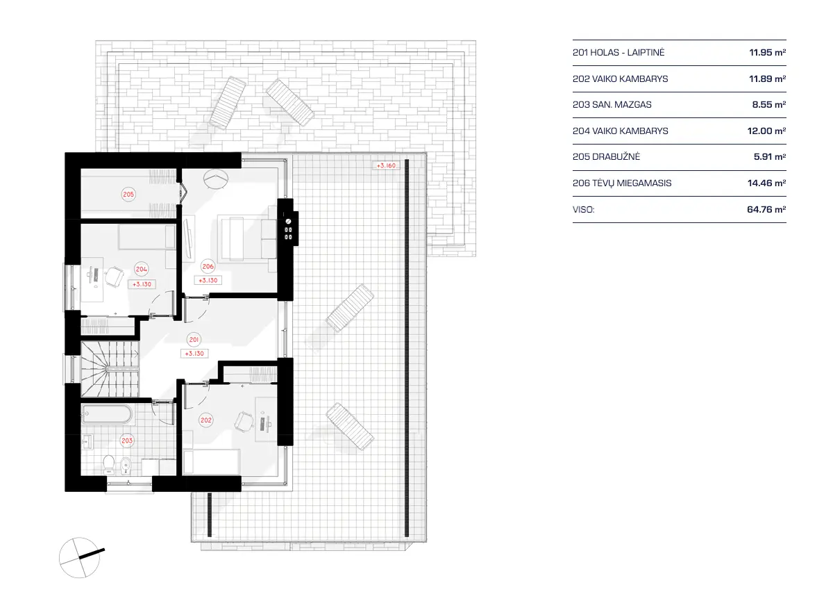 68159R - Antras Aukštas