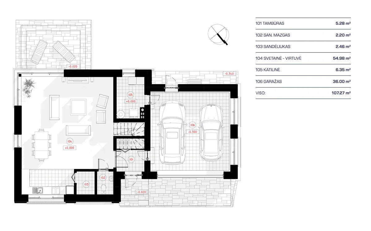 86455R - Pirmas Aukštas