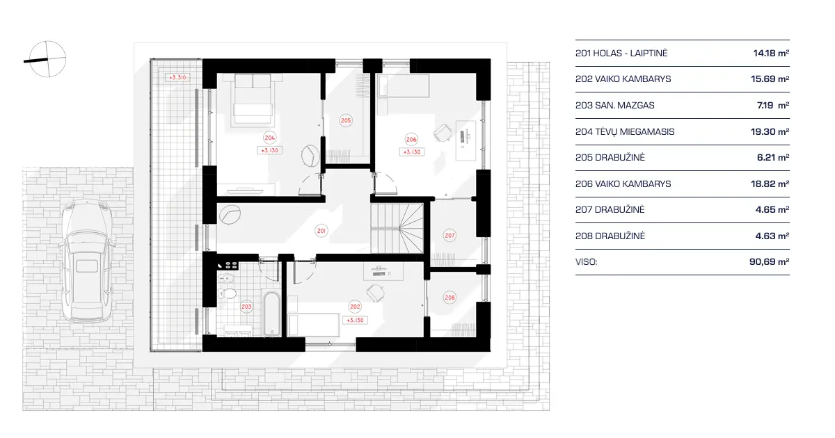 42715R - Antras Aukštas