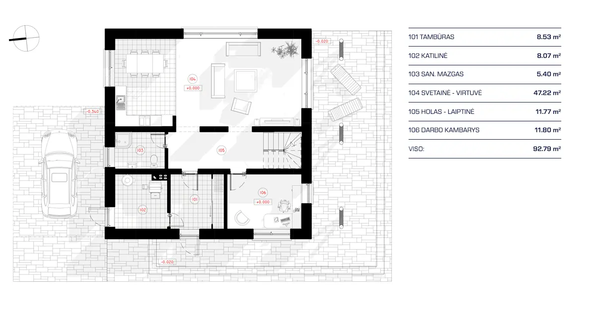 42715R - Pirmas Aukštas