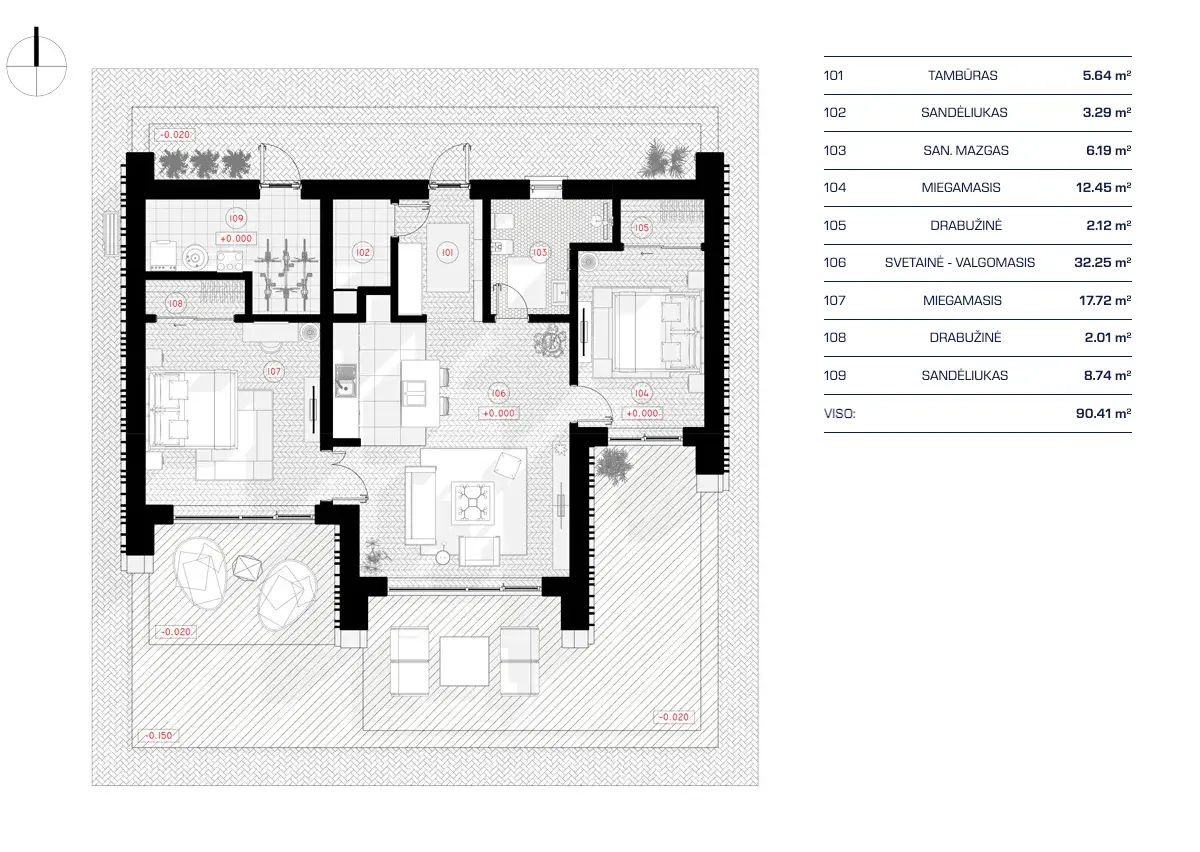 17407RB - Pirmas Aukštas